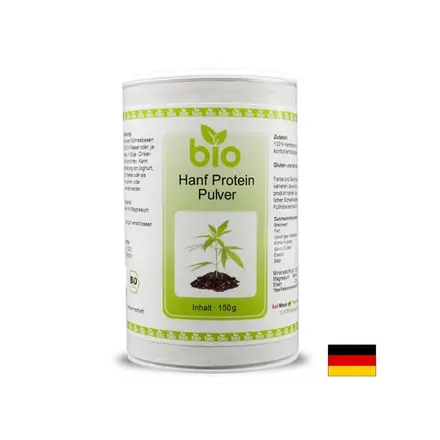 Hanf Protein Pulver - Конопен протеин на прах, 150 g Karl Minck