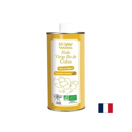 Рапично масло БИО (студено пресовано) – За салати и студени ястия, 500 ml