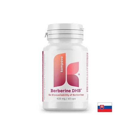 Дихидроберберин 222 mg + L-теанин 200 mg и Хром Кръвна захар и метаболитен баланс 60 капсули