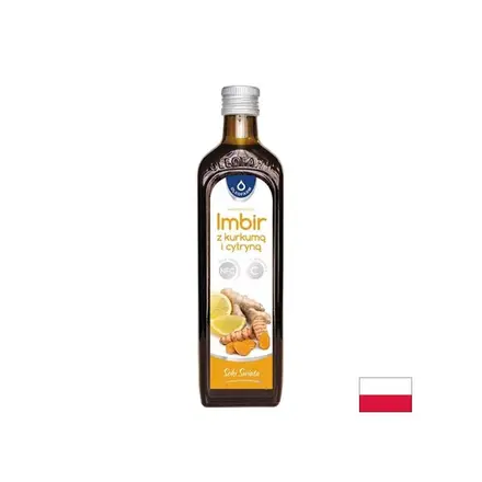 Джинджифил + Куркума и Лимон Храносмилане и имунитет 490 ml