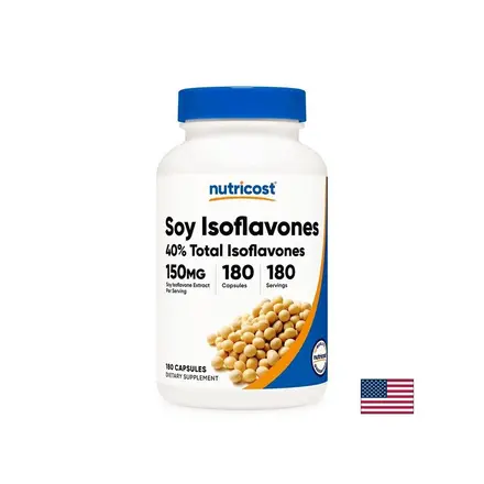 Соя изофлавони – При менопауза и хормонални промени, 150 mg, 180 капсули