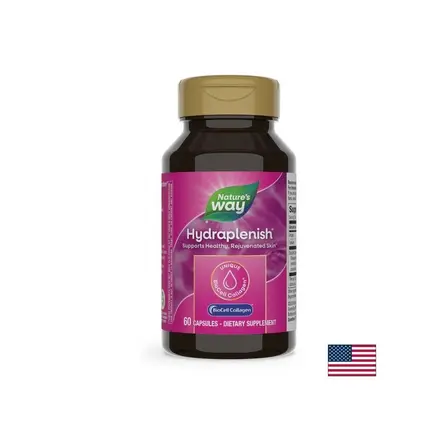 Колаген с хиалуронова киселина Hydraplenish® - Красива кожа и здрави стави, 500 mg, 60 капсули Nature’s Way