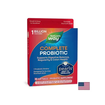 Probiotic Pearls Complete Digestive Health / Пробиотик за добро храносмилане, 30 софтгел капсули Nature’s Way