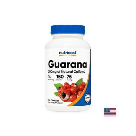 Редуциране на теглото - Гуарана, 500 mg/150 капсули Nutricost