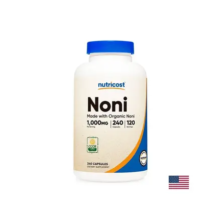 Имунитет - Нoни плод, 500 mg x 240 капсули Nutricost