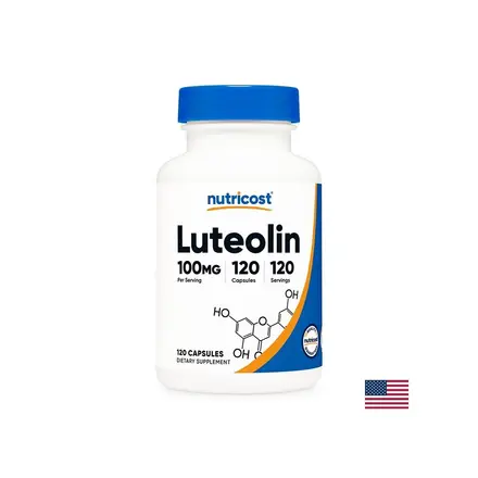 При алергии - Лутеолин (Luteolin), 50 mg x 120 капсули Nutricost