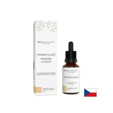 Biovitality® – Билков комплекс против косопад, 25 ml тинктура (без алкохол)