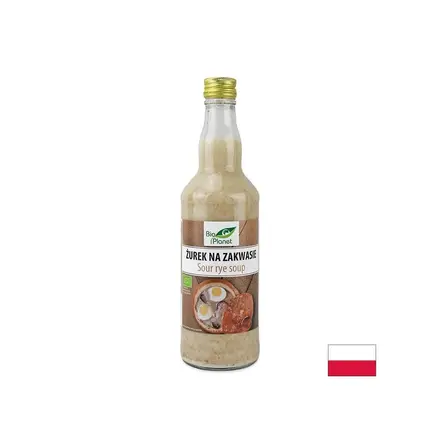 Кисела супа от ръж със закваска (непастьоризирана), БИО 500 ml