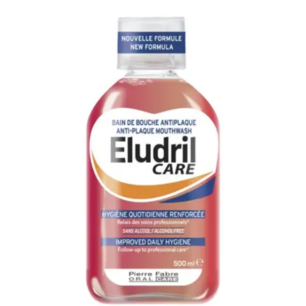 Eludril Care антибактериална вода за уста 500ml