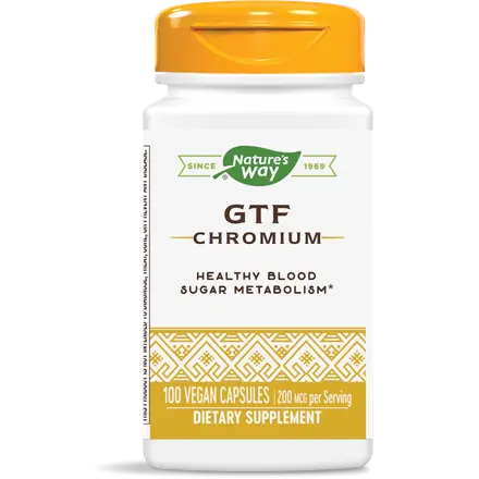 GTF хром 200 mcg x 100 капсули / Nature's way