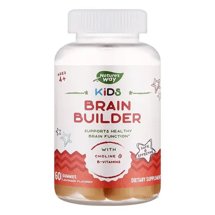 Kids Brain Builder (с холин и фосфатидилсерин) х 60 желирани таблетки / Nature's way