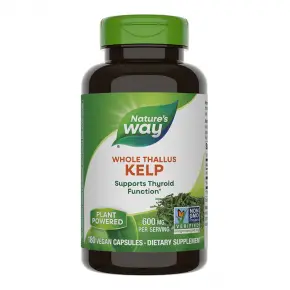 Келп (кафяви водорасли) 600 mg x 180 V-капсули / Nature's way