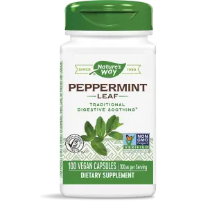 Мента (лист) 350 mg х 100 V капсули / Nature's way