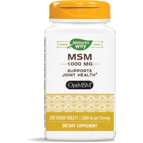 МСМ / Метилсулфонилметан 1000 mg х 200 таблетки / Nature's way