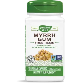 Смирна (смола) 550 mg х 100 V капсули / Nature's way