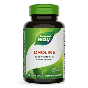 Холин 500 mg x 100 таблетки / Nature's way