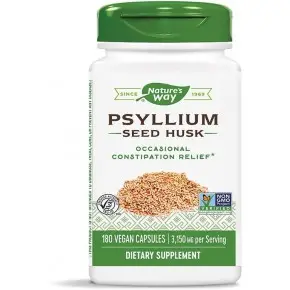 Psyllium Seed Husk/ Теснолист живовляк/ Хуск (люспи) 525 mg х 180 капсули Nature’s Way