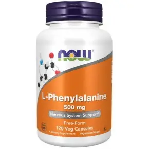L-Фенилаланин / L-Phenylalanine 500 МГ - 120 Капсули / NOW