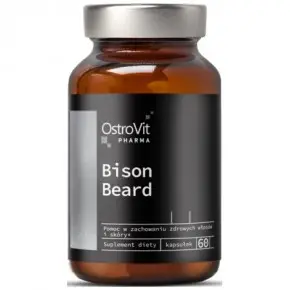 Bison Beard / Men's Beard Care / ВИТАМИНИ ЗА БРАДА 60 капсули OSTROVIT