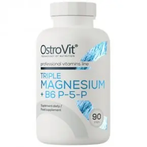 Triple Magnesium + B6 P-5-P / ТРОЕН МАГНЕЗИЙ + B6 90 капсули OSTROVIT