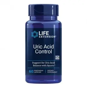 Uric Acid Control/ Контрол над пикочната киселина x 60 V капсули Life Extension