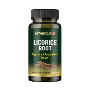 Женско биле (Licorice Root) – за стомаха и храносмилането, дихателната система, имунитета, 30 капсули VITAGOLD