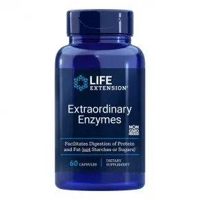Extraordinary Enzymes/ Храносмилателни ензими x 60 капсули Life Extension