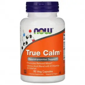 True Calm Amino Relaxer 90 веге капсули | Now Foods