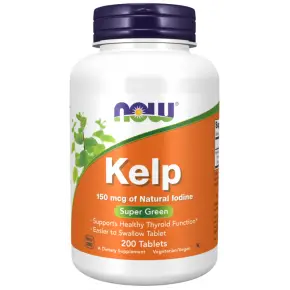 NOW - Kelp (Йод) 150 МKГ - 200 Таблетки