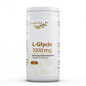 L-Глицин 1000 mg х 120 капсули/ Vita World