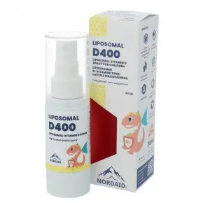 Липозомен витамин D3 400 IU за деца, спрей за уста х 30 ml/ Nordaid
