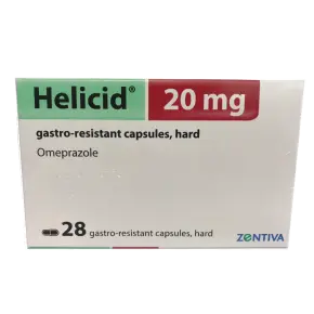 Хелицид, Helicid при стомашни киселини и рефлукс 20mg 28 капсули