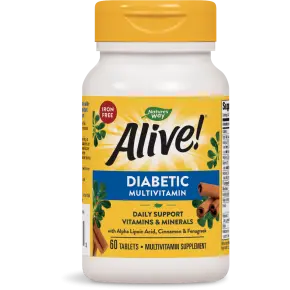 Alive мултивитамини за диабетици 60 таблетки