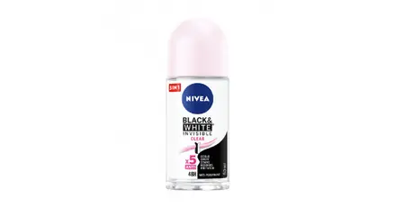 NIVEA / НИВЕА ДЕО РОЛ-ОН INVISIBLE ON BLACK WHITE CLEAR 48Ч. 50МЛ