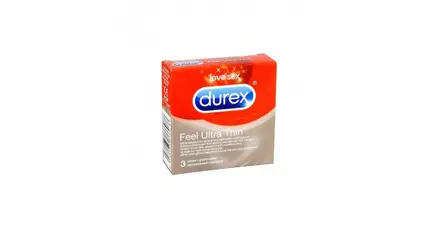 DUREX / ДЮРЕКС ПРЕЗЕРВАТИВИ FEEL ULTRA THIN Х 3