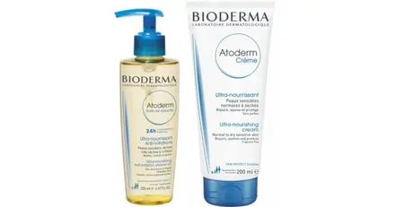 BIODERMA ATODERM / БИОДЕРМА АТОДЕРМ КОМПЛЕКТ ДУШ ОЛИО + КРЕМ 200МЛ
