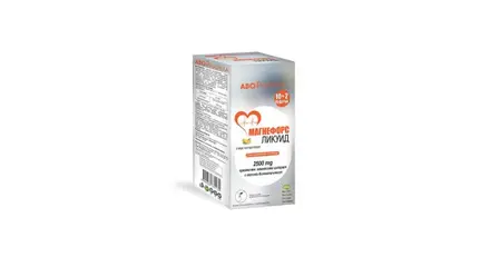 ABO ABO PHARMA МАГНЕФОРС МАГНЕФОРС ЛИКУИД МАГНЕЗИЕВ ЦИТРАТ С ВКУС НА ПОРТОКАЛ 2500МГ 10+2 СТИКА