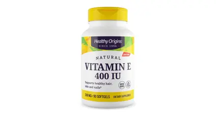 Витамин Е (d-алфа токоферол) 400 IU / 268 mg x 90 софтгел капсули, Healthy Origins