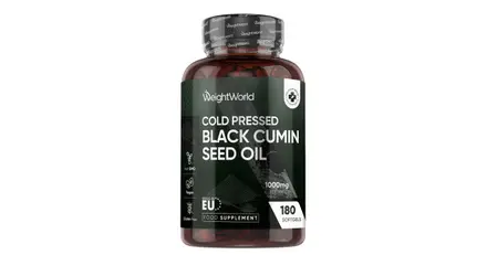 Черен кимион (масло от семена) 1000 mg х 180 софтгел капсули, WeightWorld