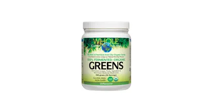 Natural Factors/WHOLE EARTH & SEA 100% FERMENTED ORGANIC GREENS/390 g пудра