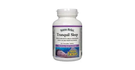 Natural Factors/Tranquil Sleep Stress-Relax/116 mg/60 таблетки