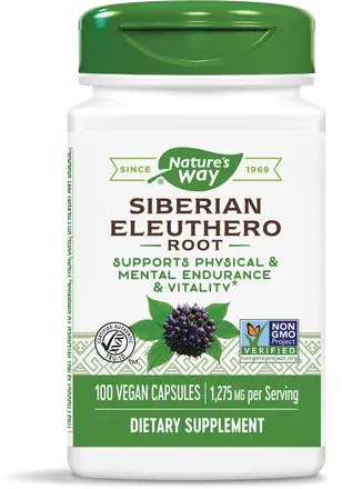 Nature’s Way Сибирски Женшен (корен) 425 mg x 100 веган капсули
