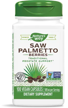 Nature’s Way Сао палмето (плод) 585 mg х 100 веган капсули