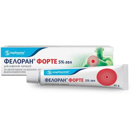 ФЕЛОРАН ФОРТЕ 5 % гел 40 г