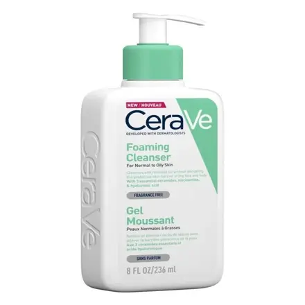 CeraVe Измиваща гел-пяна за нормална до мазна кожа 236 мл