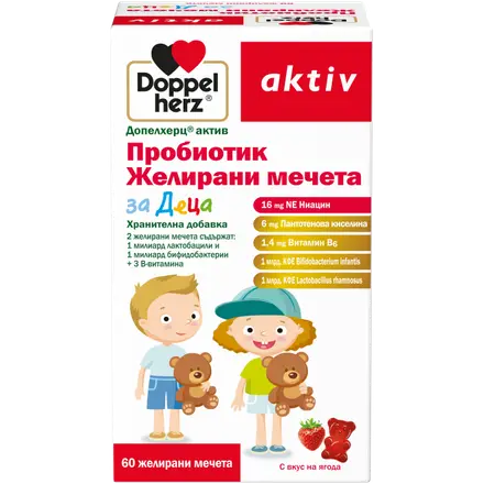 ДОПЕЛХЕРЦ АКТИВ ПРОБИОТИК ЖЕЛИРАНИ МЕЧЕТА 60 Таблетки