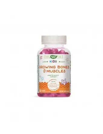 Nature's Way Kids Growing Bones & Muscles За здрави детски кости и мускули х60 желирани таблетки