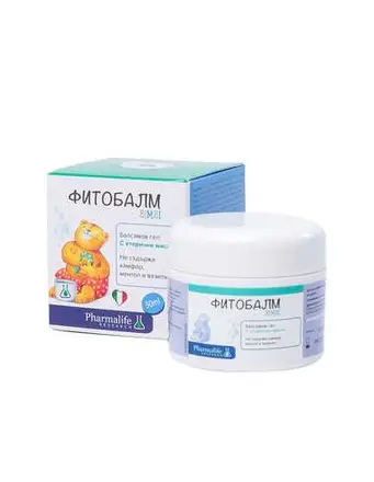 Naturpharma Фитобалм Бимби балсамов гел с етерични масла спомага за нормалното дишане х50 мл