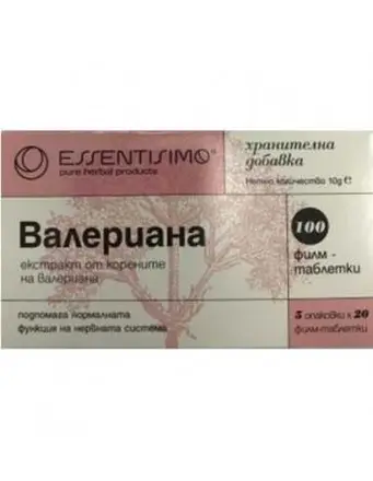 Valeriana Evelin 100 tablets / Валериана Евелин 100 таблетки