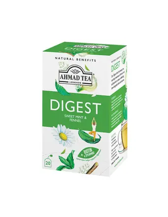 Ahmad Tea Digest Чай за добро храносмилане 20 филтър пакетчета х2 грама